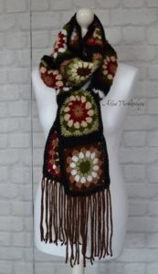 Motifli Örgü Atkı Modelleri - Resim 31