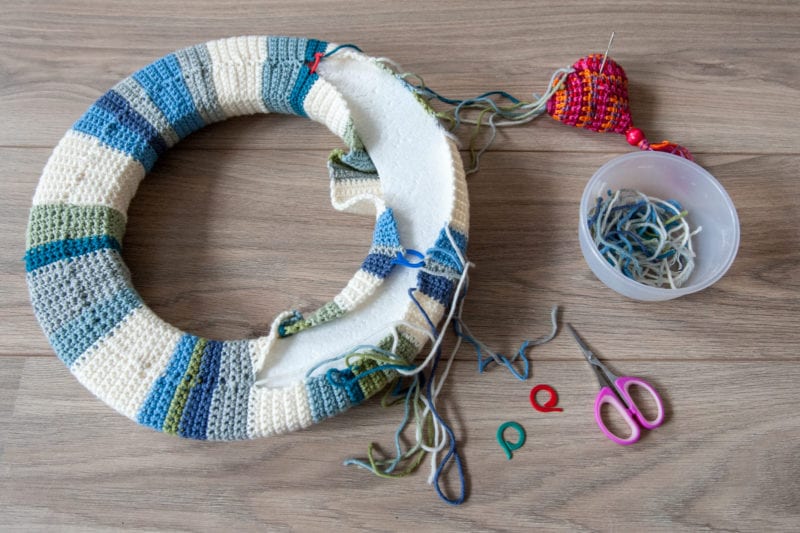 Örgü Kapı Çelengi Yapılışı 7