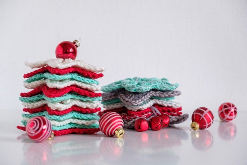 Örgü Kar Tanesi Yapımı 5