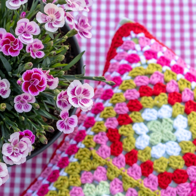 Örgü Kırlent Yapımı Anlatımlı 10