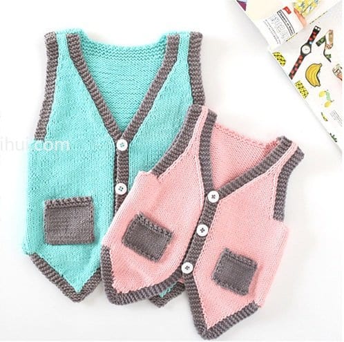 Tığ işi yelek örnekleri ve yapılışları