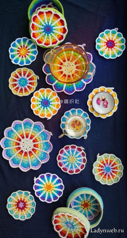 Tığ İşi Sepet Örgü 11