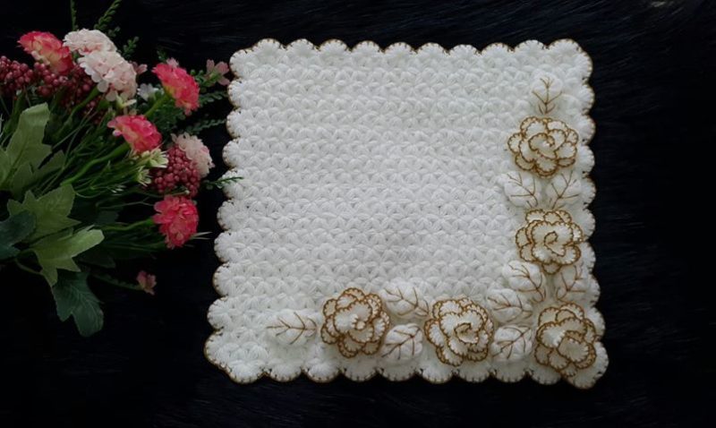 Güllü Takım Kare Lif Yapılışı 2