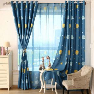 Bebek Odası Perdeleri ve Fon Çeşitleri 43