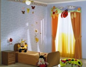 Bebek Odası Perdeleri ve Fon Çeşitleri 53
