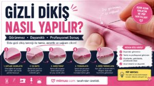 Gizli Dikiş Tekniği Nasıl Yapılır? Resimli Anlatım