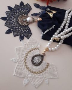 İğne Oyası Takı ve Süslemeler - Resim 24