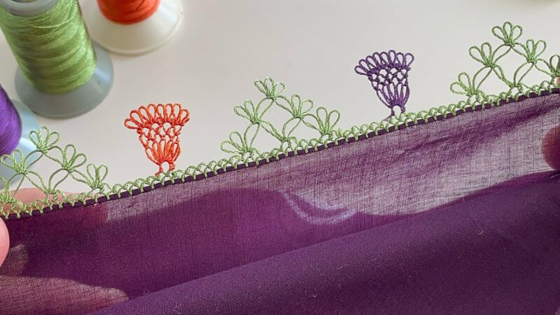 Yeşil Yazmaya İğne Oyası Modelleri 1