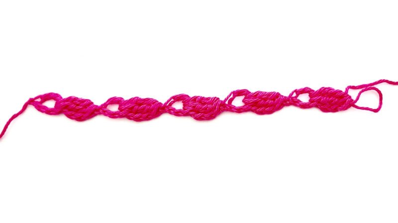 Çiçekli Boyunluk Yapımı 9