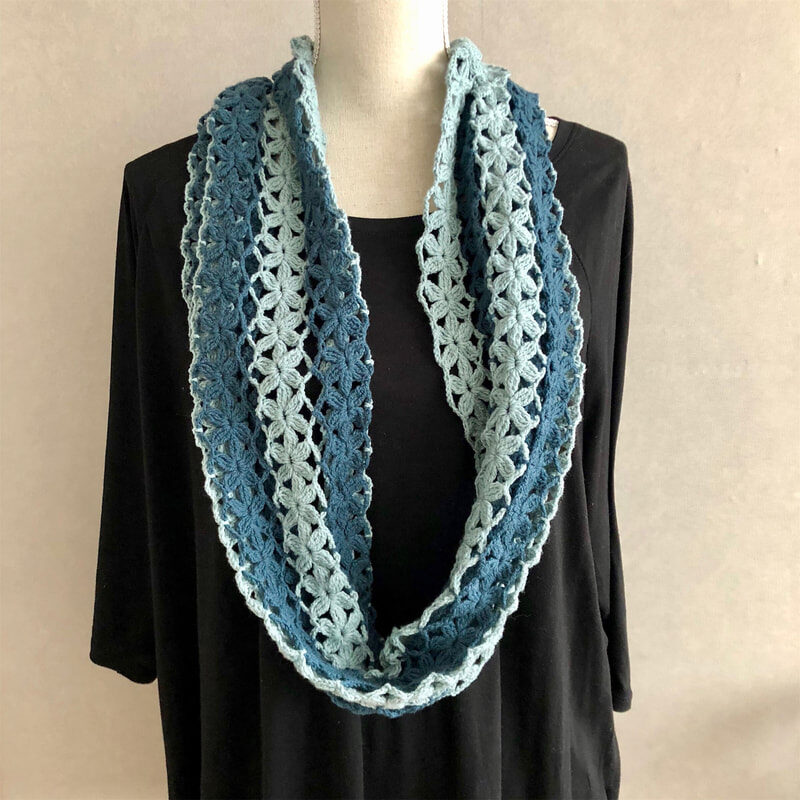 Çiçekli Boyunluk Yapımı 6