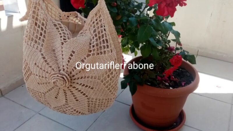 Dantel Çanta Yapılışı 3