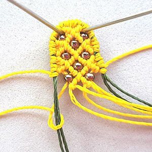 Makrome Ananas Küpe Nasıl Yapılır? - Makrome Ananas Nasıl Yapılır? 11