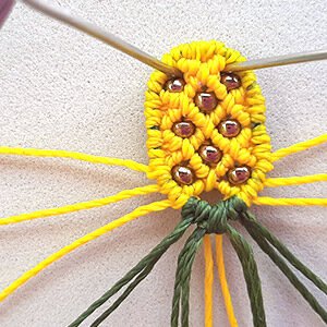 Makrome Ananas Küpe Nasıl Yapılır? - Makrome Ananas Nasıl Yapılır? 14