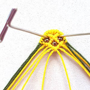 Makrome Ananas Küpe Nasıl Yapılır? - Makrome Ananas Nasıl Yapılır? 4