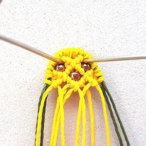 Makrome Ananas Küpe Nasıl Yapılır? - Makrome Ananas Nasıl Yapılır? 6