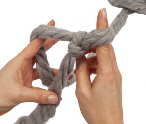 Örgü Düğüm Yastık Yapılışı - Resim 18