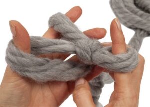Örgü Düğüm Yastık Yapılışı - Resim 19