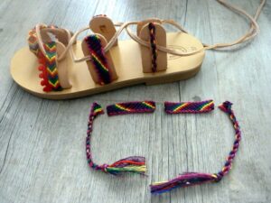 Ponponlu Sandalet Yapımı 4