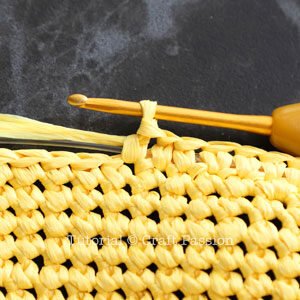 Kağıt İpten Yazlık Şapka Yapımı - Resim 14