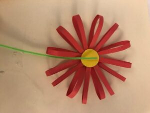 Kartondan Çiçek Yapımı Etkinlikleri - Resim 19