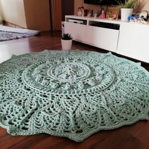 Örgü Halı Modelleri ve Yapılışı - Resim 31