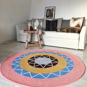 Örgü Halı Modelleri ve Yapılışı - Resim 33