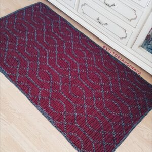 Örgü Halı Modelleri ve Yapılışı - Resim 56