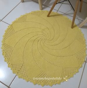 Yuvarlak Halı Paspas Modelleri - Resim 45