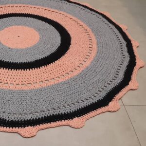 Yuvarlak Halı Paspas Modelleri - Resim 50