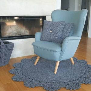 Yuvarlak Halı Paspas Modelleri - Resim 60