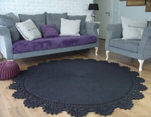 Yuvarlak Halı Paspas Modelleri - Resim 70