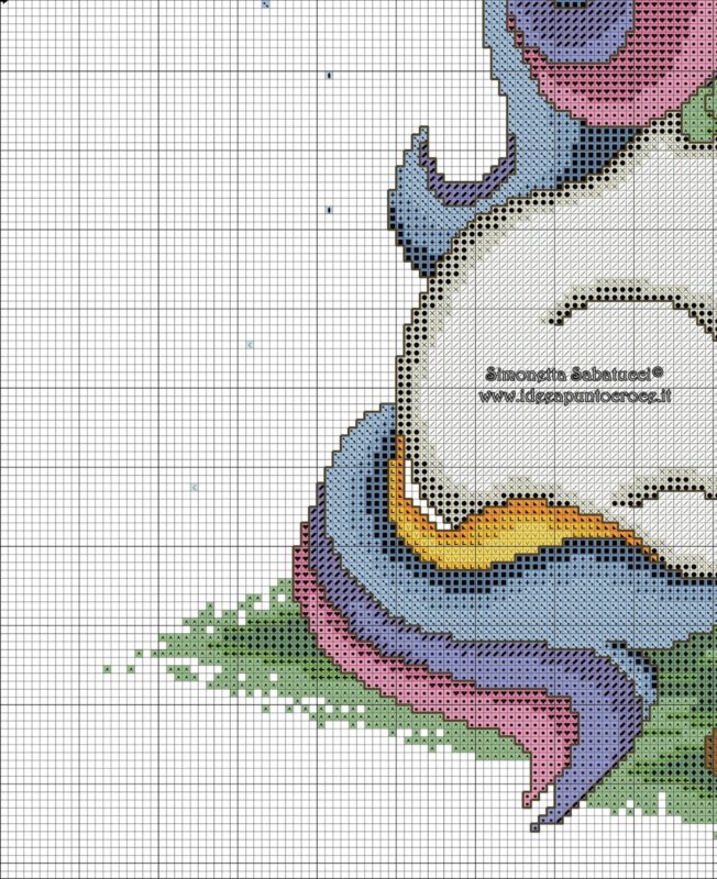 Kanaviçe Unicorn Şeması 4