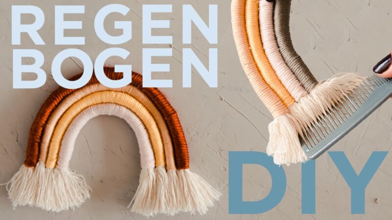 Makrome Gökkuşağı Yapımı 13