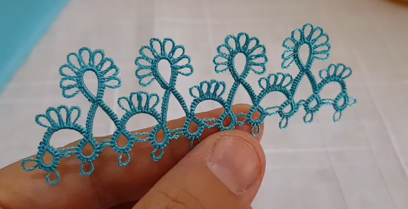 Tek Renk Mekik Oyaları Yapılışı 3