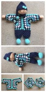 Altıgen Motiften Amigurumi - Resim 24