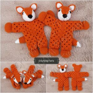Altıgen Motiften Amigurumi - Resim 40