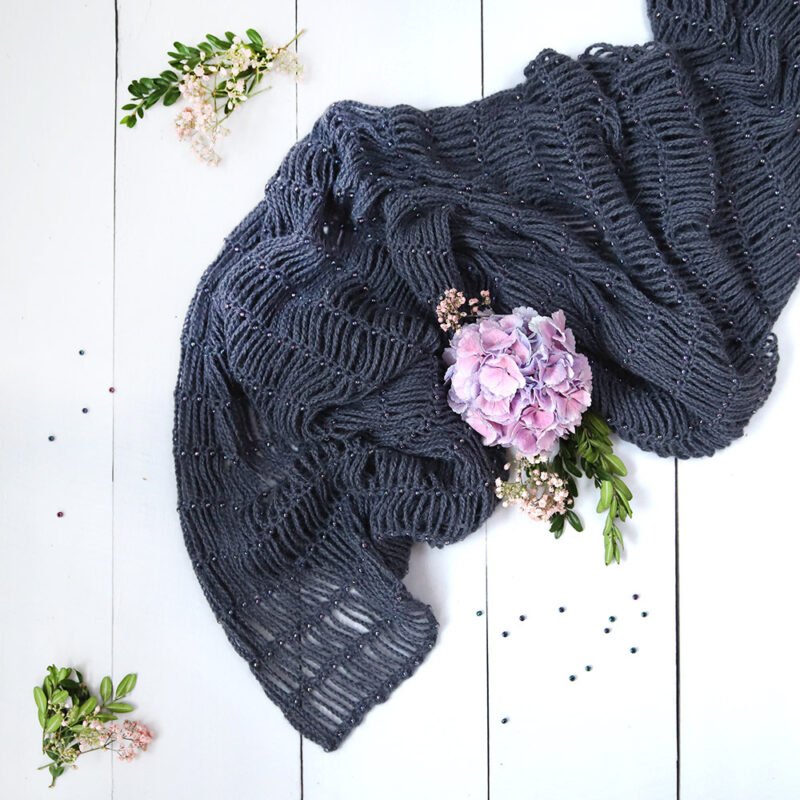 Boncuklu Gelin Şalı Yapılışı 7