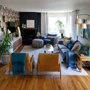 Modern Oturma Odası Tasarımları Örnekleri - Resim 43