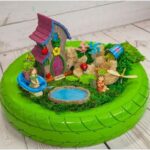 Garden Decoration with Car Tire 81