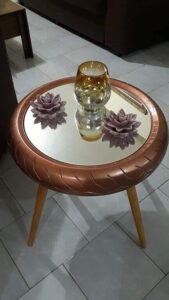 Araba Lastiği ile Bahçe Dekorasyonu - Resim 106