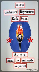 Cumhuriyet Bayramı 29 Ekim Pano Süsleme - Resim 11