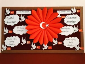Cumhuriyet Bayramı 29 Ekim Pano Süsleme - Resim 33
