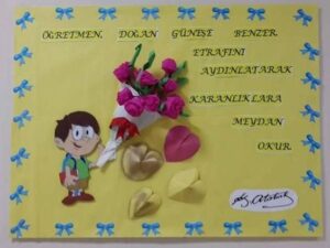 Öğretmenler Günü Pano 24 Kasım Çalışmaları - Resim 12