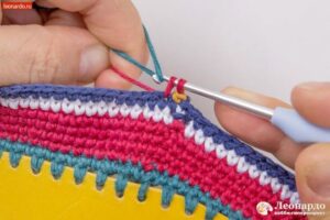 Tabanlı Wayuu Çanta Yapılışı - Resim 12