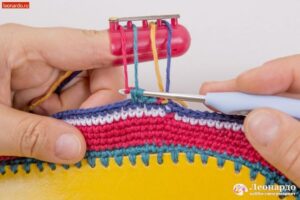 Tabanlı Wayuu Çanta Yapılışı - Resim 13