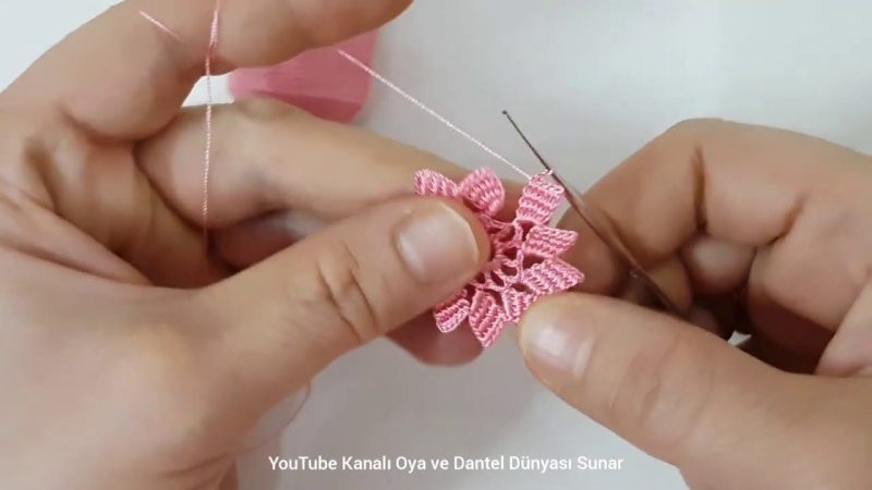 Dantel Havlu Kenarı Örneği Yapılışı 1