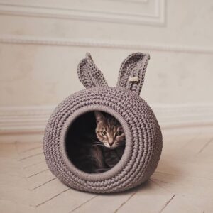 Örgü Kedi Evi Modelleri ve Yapılışı - Resim 10