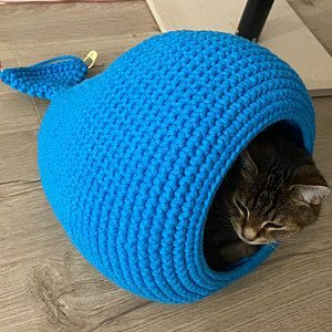 Örgü Kedi Evi Modelleri ve Yapılışı - Resim 19