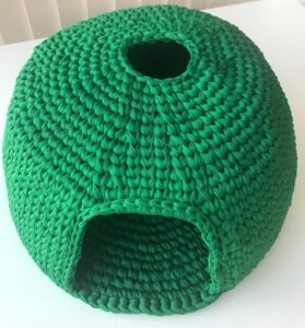 Örgü Kedi Evi Modelleri ve Yapılışı - Resim 22
