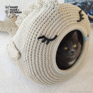 Örgü Kedi Evi Modelleri ve Yapılışı - Resim 27